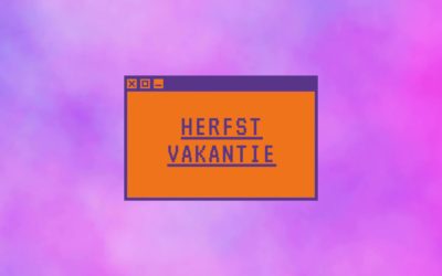 Herfstvakantie, vol activiteiten!